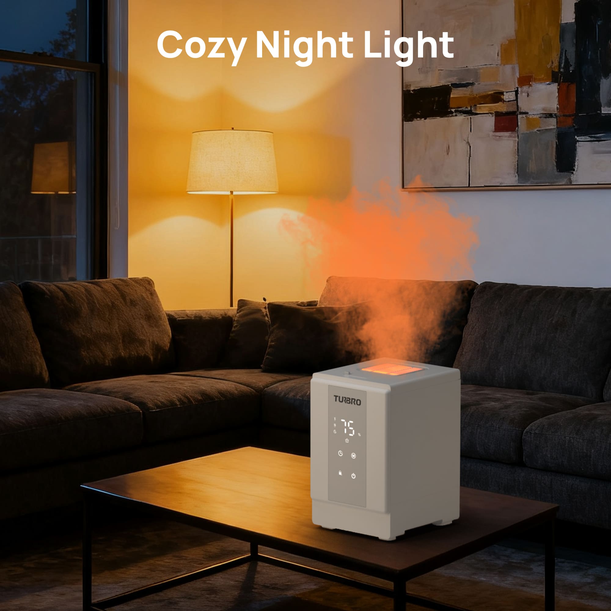 Greenland 4L Stainless Steel Steam Warm Mist Humidifier