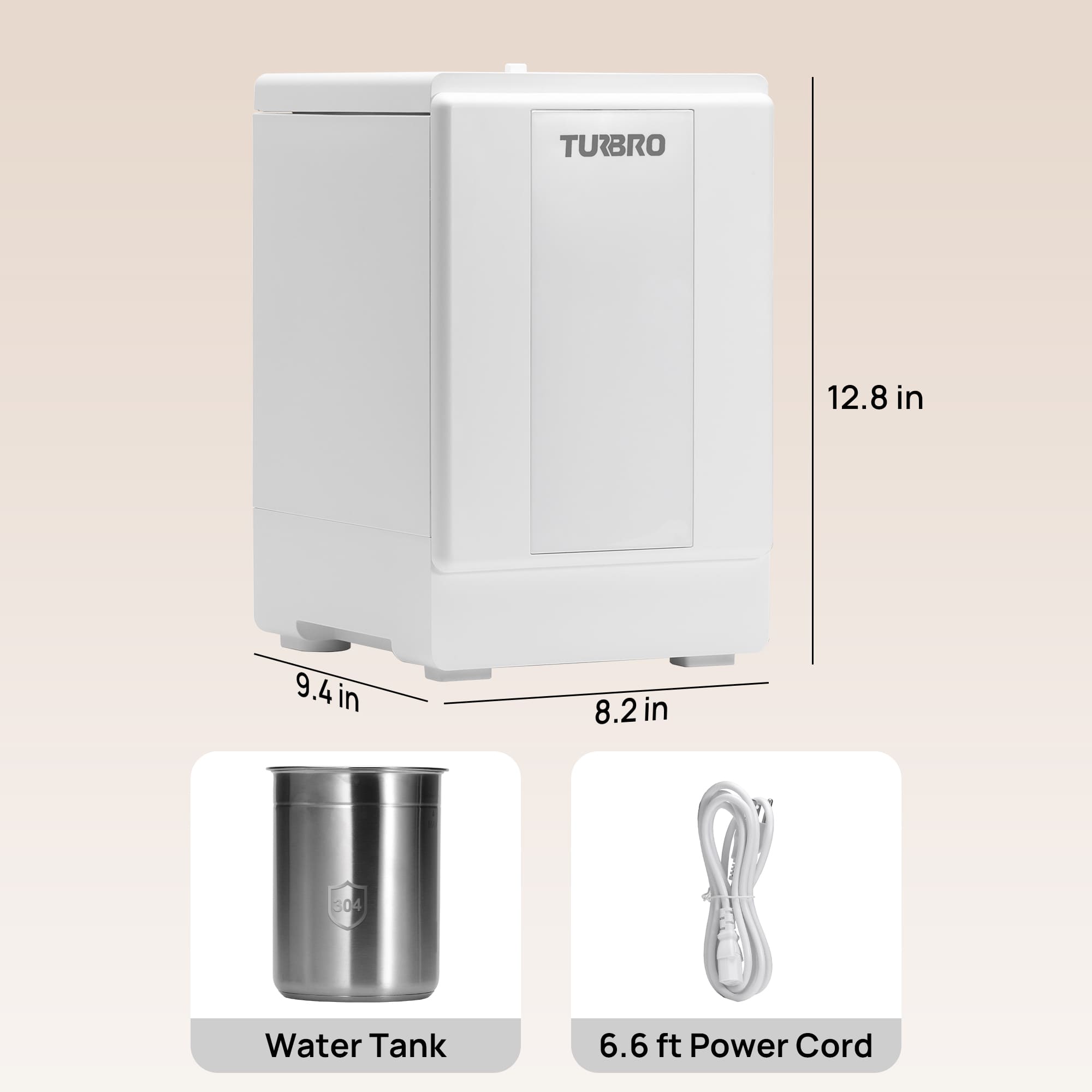 Greenland 4L Stainless Steel Steam Warm Mist Humidifier