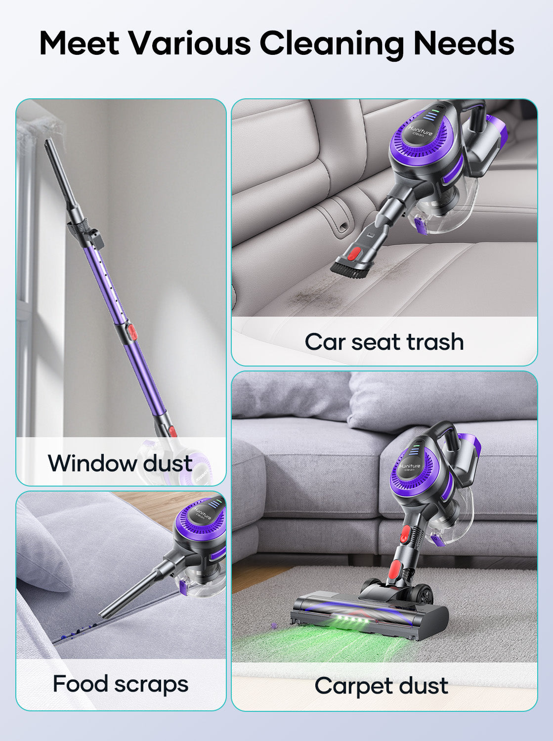 Honiture Y10 Cordless Stick Vacuum